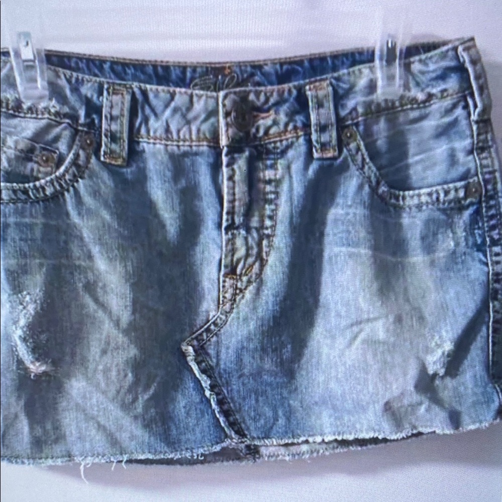 Denim Mini Skirt